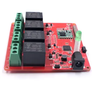 Módulo de 4 relés 277V 10A controláveis por LoRa