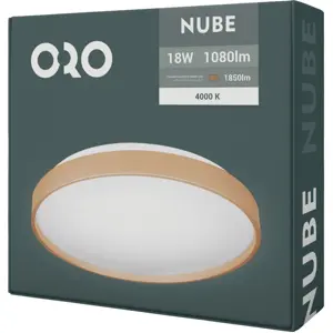 Plafon LED 230VAC 18W 1080lm 4000K Ø290x65mm - Dourado
