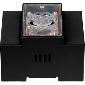 Caixa de calha DIN para Raspberry Pi 5 - Preta