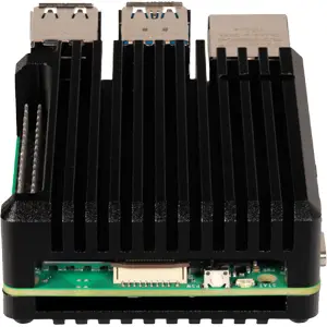 Caixa em alumínio resistente para Raspberry Pi 5
