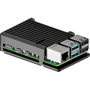 Caixa em alumínio resistente para Raspberry Pi 5