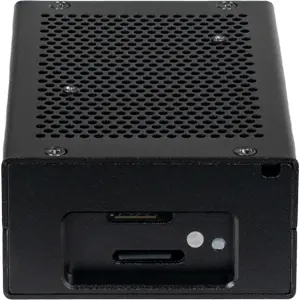 Caixa para Raspberry Pi 5 em alumínio c/ ventoinha - Preto