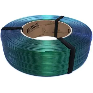 Rolo de filamento de impressão 3D em PLA de 1.75mm - Azul/Verde - 750g