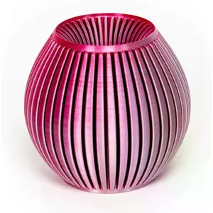 Rolo de filamento de impressão 3D em PLA de 1.75mm - Mangenta/Prata - 750g