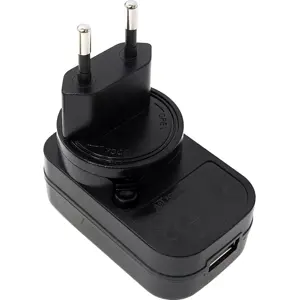 Fonte de alimentação USB-A 5V 3A 15W + adaptadores (US/EU/UK/AU)