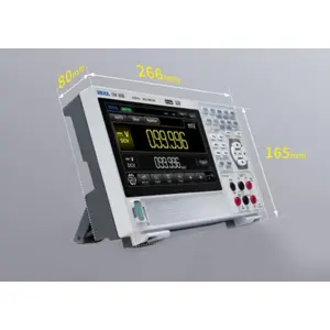 Multímetro digital de bancada (1000Vdc 750Vac 3Aac/dc 50MΩ Cap. Hz T-RMS Logger USB LAN)