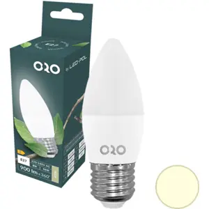 Lámpara LED E27 C37 230V 8W 4000K (blanco neutro) 900lm