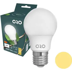 Lâmpada LED E27 A55 230V 5W 3000K (branco quente) 500lm