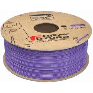 Rolo de filamento de impressão 3D em rPET (reciclado) de 1.75mm - Violeta - 1Kg