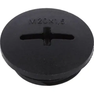 Tampão M20 c/ O-Ring para Bucins IP68 - preto
