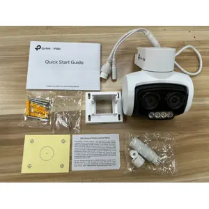 Câmara IP (Ethernet c/ PoE) Pan/Tilt 4MP Lente Dupla Varifocal 3.89mm Full-Color IR 30m - IP65