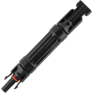 Porta fusível solar MC4 1000V 32A (c/ fusível 15A)