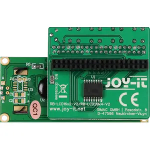 Display LCD 16x2 LED verde c/ botões para Raspberry