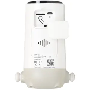 Câmara IP (Wi-Fi) Bullet 3MP 3.3mm IR 7m c/ sensor PIR c/ bateria - IP65