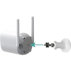 Câmara IP (Wi-Fi) Bullet 3MP 3.3mm IR 7m c/ sensor PIR c/ bateria - IP65