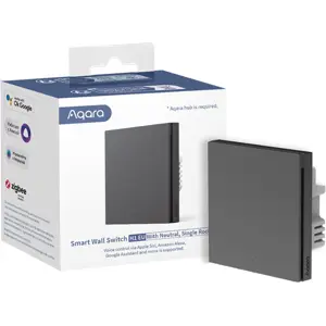 Interruptor (1 Gang) Smart Zigbee de empotrar H1 (con neutro) - Gris