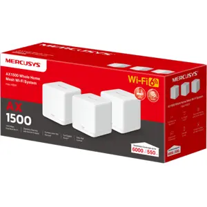 Sistema Mesh Wi-Fi 6 AX1500 - (Pack 3 Unid.) [550m²]