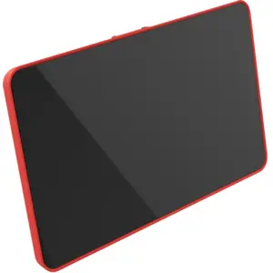 Caixa para Raspberry Pi 4 Model B e Display Touchscreen 7'' - Vermelho