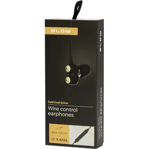 Auriculares In-Ear X-BASS de doble-driver con microfono Jack 3.5mm - negro