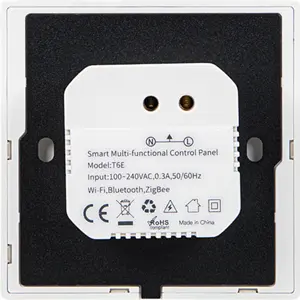 Pantalla táctil multifuncional HMI inteligente WiFi / Zigbee Hub para Tuya - Blanco