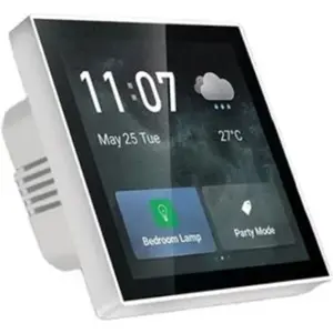 Pantalla táctil multifuncional HMI inteligente WiFi / Zigbee Hub para Tuya - Blanco