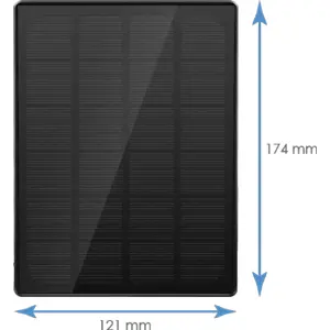 Câmara IP (Wi-Fi) 3MP 2.97mm IR 7m c/ bateria, Sensor PIR e Luz LED + painel solar - IP65