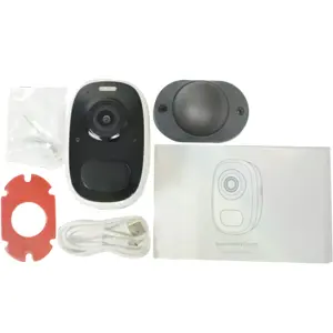 Câmara IP (Wi-Fi) 3MP 2.97mm IR 7m c/ bateria, Sensor PIR e Luz LED - IP65