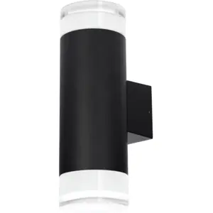 Aplique cilíndrico exterior 2x GU10