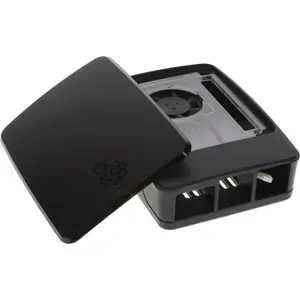 Caixa preta/cinzenta para Raspberry Pi 5 - oficial