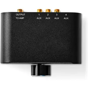 Comutador/selector de áudio RCA 3x IN - 1x OUT