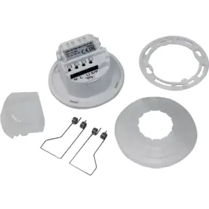 Mini-detector de movimento PIR Crepuscular 360º IP54 400W/2300W - p/ encastrar