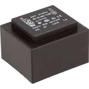Transformador encapsulado para PCB 230VAC/9V 4.5VA