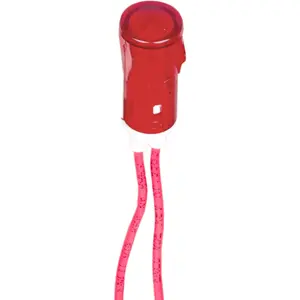 Indicador com lâmpada de neon 230VAC Ø14.5mm - Vermelho