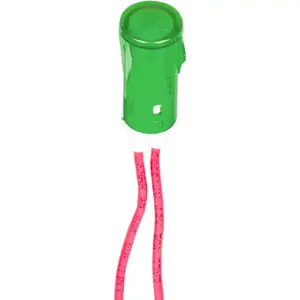 Indicador com lâmpada de neon 230VAC Ø14.5mm - Verde