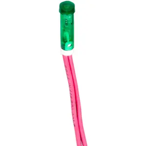 Indicador com lâmpada de neon 230VAC Ø7mm - verde
