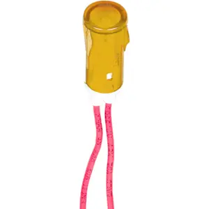 Indicador com lâmpada de neon 230VAC Ø14.5mm - Amarelo