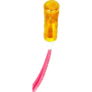 Indicador com lâmpada de neon 230VAC Ø11mm - Amarelo