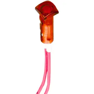 Indicador com lâmpada de neon 230VAC 11x11mm - Vermelho