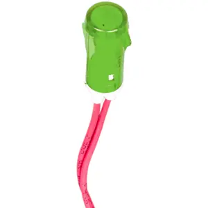 Indicador com lâmpada de neon 230VAC Ø14.5x4.8mm - Verde