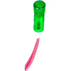 Indicador com lâmpada de neon 230VAC Ø11mm - verde