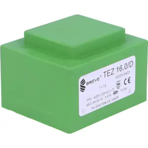Transformador encapsulado para PCB 16VA 400VAC 24V 666.6mA