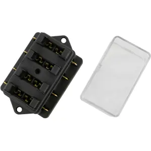 Caixa porta fusíveis para 4x fusíveis 19mm auto