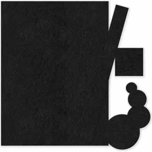 Conjunto de feltros protetores adesivos (106pcs) - preto