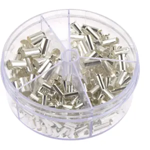 Sortido de 350 ponteiras não isoladas (4..16mm²)