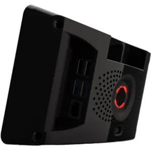 Caixa para Raspberry Pi 4 Model B e Display Touchscreen 7'' - c/ baterias - Preto