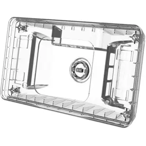 Caixa para Raspberry Pi 4 Model B e Display Touchscreen 7'' - c/ baterias - Transparente