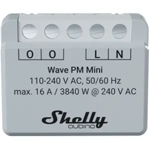 Mini módulo Z-Wave™ para monitorização do consumo de energia 110/240VAC - 16A