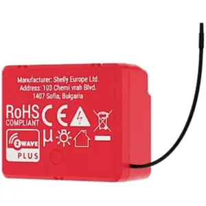 Mini módulo interruptor para automação Z-Wave™ com medição de energia 110/240VAC - 8A
