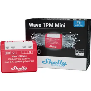 Mini módulo interruptor para automação Z-Wave™ com medição de energia 110/240VAC - 8A