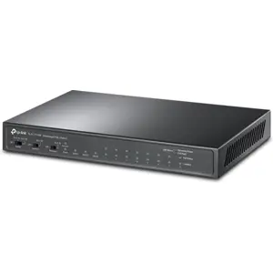 Switch 10P (8 PoE 10/100Mbps + 2P Gigabit) + 1 SFP